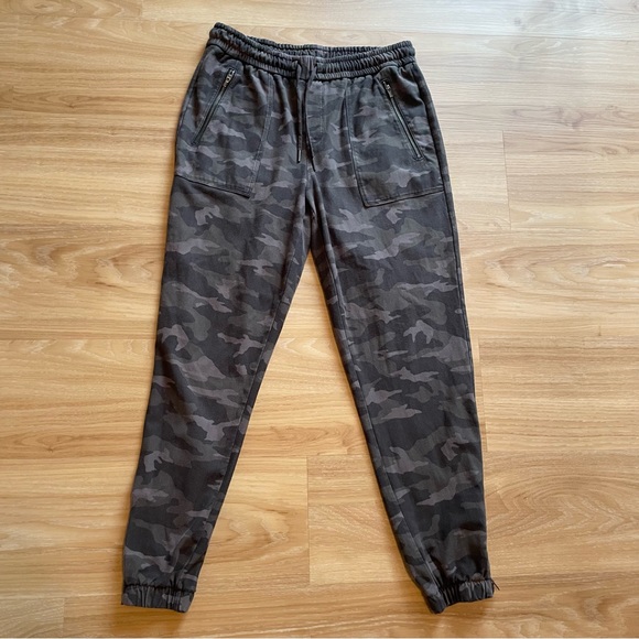 Athleta Camo Farallon Joggers / Sweatpants - Grey Size 8 - Picture 5 of 15